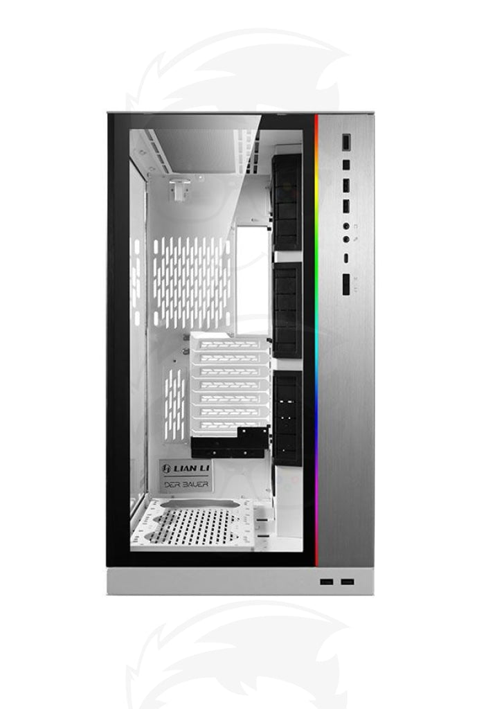Lian Li PC-O11D-ROG XL GAMING SILVER / WHITE / BLACK Lian Li PC-O11D-ROG XL GAMING SILVER / WHITE / BLACK